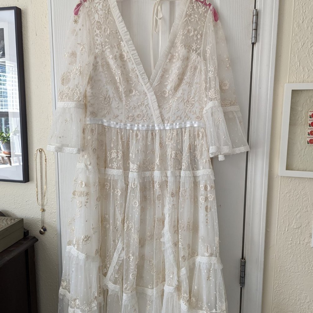 NWT NEEDLE AND THREAD PENNYFLOWER LOTTIE DRESS